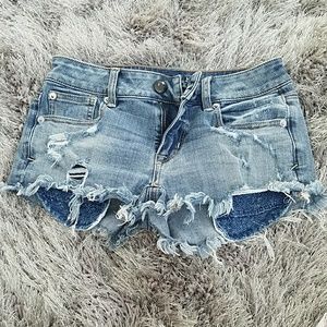 American Eagle shortie jean shorts